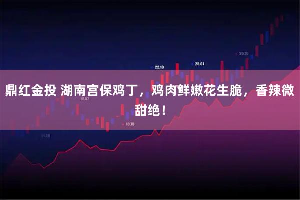 鼎红金投 湖南宫保鸡丁，鸡肉鲜嫩花生脆，香辣微甜绝！