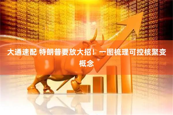 大通速配 特朗普要放大招！一图梳理可控核聚变概念
